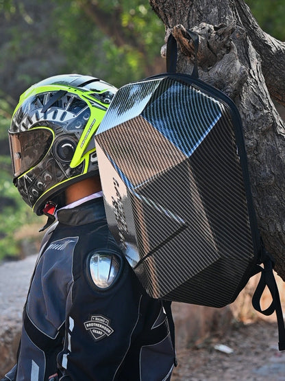 Motorcycle Hard Shell Backpack